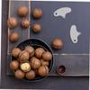 FELTECHELECTR 20pcs Nut Crackers Tool Walnut Opener Macadamia Nut Openers Mini Steel Nutcracker Portable Manual for Hazelnut Efficient Cracking view 4