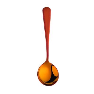 APENXIAOY Stainless Steel Round Spoon Drink Porridge Thickened Dessert Soup Spoon