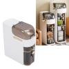 Narrow Storage Cabinet, PP PC Slim Storage Cart with 4 Wheels for Toilet Paper Kitchen Laundry Bathroom, Tall Narrow Container Transparent Drawer, Space Saving (Short 3 Layer) view 4