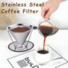 Pour Over Coffee Dripper 1-4 Cup 800 Mesh Inner Mesh Reusable Pour Over Filter Stainless Steel Coffee Strainer for Travel Coffee Dripper Easy to Clean Paperless Pour Over Coffee Maker view 2