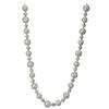 Regency International Glitter Ball Garland, 60-Inch, White Silver view 1