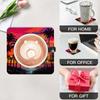 BaHomeck Drink Coasters Set of 6 with Holder,Sunset On The Beach with Palm Trees,Non-Slip Water Absorbent Ceramic Coasters Tabletop Protection,Suitable for Various Cup,Home Decor,4In view 4