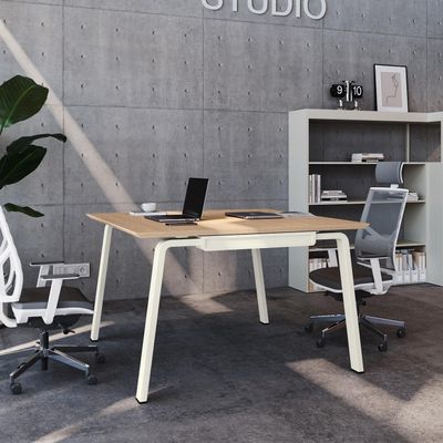 Offee Modern Computer Office Desk, Workstation Table for Home Office, 2 People