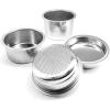 Stainless Espresso Machine Accessory Set 51mm Semi-Automatic Coffee Powder Bowl With Blind Single Double Four Cup Filter view 3