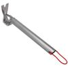 Camping and Nail Remover Tool, Stainless Steel Multifunctional Tool for Stake Tent Pegs Installation, Hole Digging, Beer bottle Opening view 1