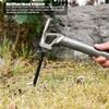Camping and Nail Remover Tool, Stainless Steel Multifunctional Tool for Stake Tent Pegs Installation, Hole Digging, Beer bottle Opening view 2