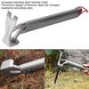 Camping and Nail Remover Tool, Stainless Steel Multifunctional Tool for Stake Tent Pegs Installation, Hole Digging, Beer bottle Opening view 3