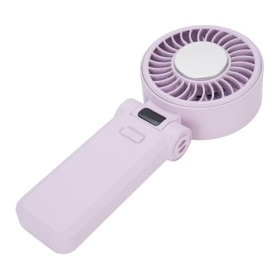 Pssopp Handheld Fan, 5 Speed Quiet Personal Fan Long Lasting Running for Daily Use (Purple)