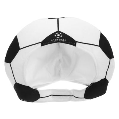 Cabilock Party Cosplay Hat Soccer Shaped Cap for Festivals Selfie Accessory for Carnival Performances and Themed Events