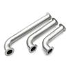 LXYLYX Elbow, 304 Stainless Steel 90 Degree Elbow Tri Clamp Long Extension 25 38 51mm Tube Sanitary Pipe Fitting Homebrew 1PC(OD51x64,L305mm) view 1