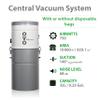 OVO 750 Airwatts Heavy Duty Powerful Central Vacuum System, Hybrid Filtration (with or Without Disposable Bags) 35L or 9.25Gal, with 30ft Carpet Deluxe Accessory kit Included view 2