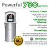 OVO 750 Airwatts Heavy Duty Powerful Central Vacuum System, Hybrid Filtration (with or Without Disposable Bags) 35L or 9.25Gal, with 30ft Carpet Deluxe Accessory kit Included view 3