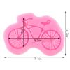 3D Bicycle Keychain Silicone Mold DIY Party Cake Decorating Tools Cake Border Mold Candy Polymer Clay Chocolate Molds view 2