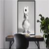 Duck Bathroom Wall Art Print Poster, Animal Restroom Toilet Paper Decor Posters Prints Home Picture Painting Artwork Gallery 144 (Duck, 10"L x 8"W, Black Frame) view 3