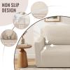 HDCAXKJ Sectional Couch Cover L Shape Stretch Sofa Covers Washable Jacquard Corner Couch Slipcover Non Slip Sectional Slip Cover U Shaped Furniture Protector for Pets Dogs (Light Beige, Small) view 4