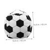 HOLIDYOYO 2pcs Soccer Pattern Stuffed Animal Storage Bag Soft Multi-Functional Bean Bag Cover for Toys Portable and Lightweight Organizing for Boy Girl view 3