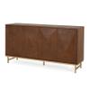 Christopher Knight Home Tensie Wooden Sideboard Cabinet, Large Sideboard Buffet Cabinet, Living Room Accent Storage Cabinet with Adjustable Shelves, Kitchen Cabinet Organizer for Coffee Bar, Brown view 3