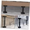 ABOOFAN 2 Pcs Adjustable Support Rods for Undermount Sink 18-45CM Telescopic Cabinet Leg Brackets Black Sink Mounting Support System for Bathroom and Kitchen view 3