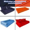 Outdoor Daybed Cushion Cover Twin Size, Porch Swing Bed Mattress Cover with U-Shaped Large Zipper, Fade Resistant Polyester Fabric Cushion Slipcover for Patio Furniture, 75x39x9 Inch, Sky Blue view 4