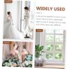 Portable Woven Bamboo Flower Basket with Handle for Decor view 2