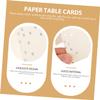 Homoyoyo 100pcs Dot Printing Wedding Name Cards Elegant Table Seating Place Cards for Events Parties and Banquets Smooth Edges and Quality for Memorable Occasions view 2