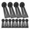 GRIRIW 12pcs Photo Frame Easel Back Stand Plastic Black for Frames view 1