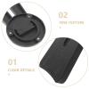 GRIRIW 12pcs Photo Frame Easel Back Stand Plastic Black for Frames view 3