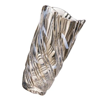 Alipis Elegant Glass Flower Vessel Brown Home Decor Vase for Flower Arrangements and Wedding Centerpieces