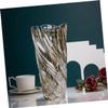 Alipis Elegant Glass Flower Vessel Brown Home Decor Vase for Flower Arrangements and Wedding Centerpieces view 3