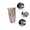 Alipis Elegant Glass Flower Vessel Brown Home Decor Vase for Flower Arrangements and Wedding Centerpieces view 4