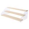 MAGICLULU Stepped Acrylic Display Stand for Dolls and Figures view 1