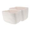 Alipis 2pcs Cotton Rope Storage Baskets Handles Woven Toy and Storage Bins for Organizing Clothes and Toys Modern Design Cotton Rope Baskets for Home Decor view 1