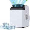 Hipicute 12,000 BTU Portable Air Conditioner - 3-In-1 Cooling, Dehumidifier & Fan, Cools 550 Sq.Ft, LCD Remote, Window Kit Included for Bedroom/OfficeWhiteUS regulations view 1