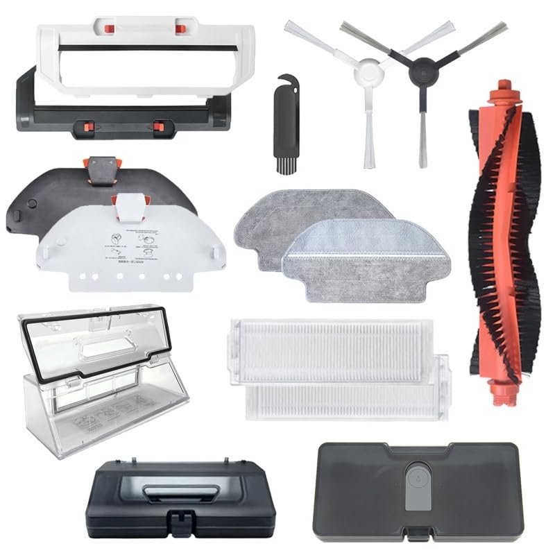 For Xiaomi Mijia Mop Pro STYTJ02YM/VIOMI V2 PRO/V3 Parts Robot Vacuum Cleaner Main/Side Brush Hepa Filter Mop Cloth Accessories(2)