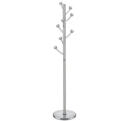 CZCZC Floor-Standing Coat Rack Coat Tree Household Stainless Steel Coat Shelf Coat Tree Single-Pole Living Room Corridor Entrance Hanger Floor Coat Rack