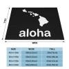 Aloha Hawaiian Throw Blanket Super Soft Flannel Cozy Blanket, for Couch Travel Bed 40"x30" view 4