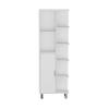 agnixnaf 63-Inch High Bathroom Cabinet Buffet Cabinet Linen Storage Cabinet with Seven Open Shelves view 2