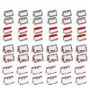 48pcs Race Car Food Labels Signs, Racing Car Table Place Cards, Folded Place Cards, Setting Blank Holiday Name Cards, Birthday Party First Lap Around The Track Birthday Decorations view 1