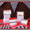 48pcs Race Car Food Labels Signs, Racing Car Table Place Cards, Folded Place Cards, Setting Blank Holiday Name Cards, Birthday Party First Lap Around The Track Birthday Decorations view 4