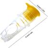 1/2/3pcs Lemon Squeezer, Screw Top Citrus Juicer with Lid | Compact Manual Juice Extractor with Built-In Filter | Orange Citrus Press, Spout(Yellow,2 Pieces) view 2