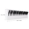 Piano Key Coat Rack, Nordic Style Piano Coat Rack Wall Mounted Coat Rack Hook Piano Key Design Wood Coat Hanger Wall Coat Racks with Hooks for Home view 2