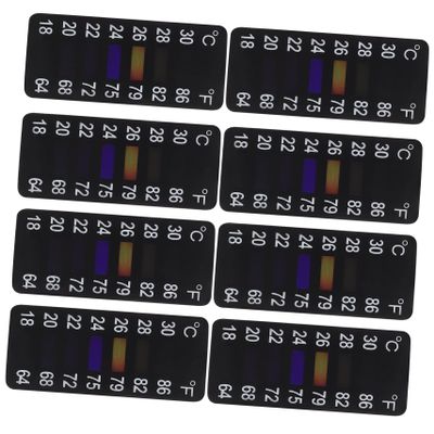 DECHOUS 8pcs Fermentation Thermometer Sticker Temperature Strip for Brewing Fermentation Jar