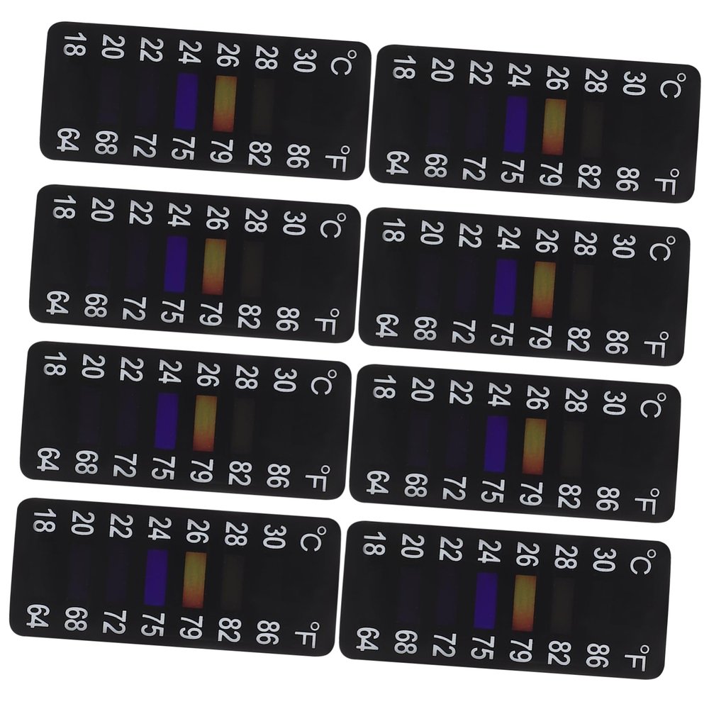 DECHOUS 8pcs Fermentation Thermometer Sticker Temperature Strip for Brewing Fermentation Jar