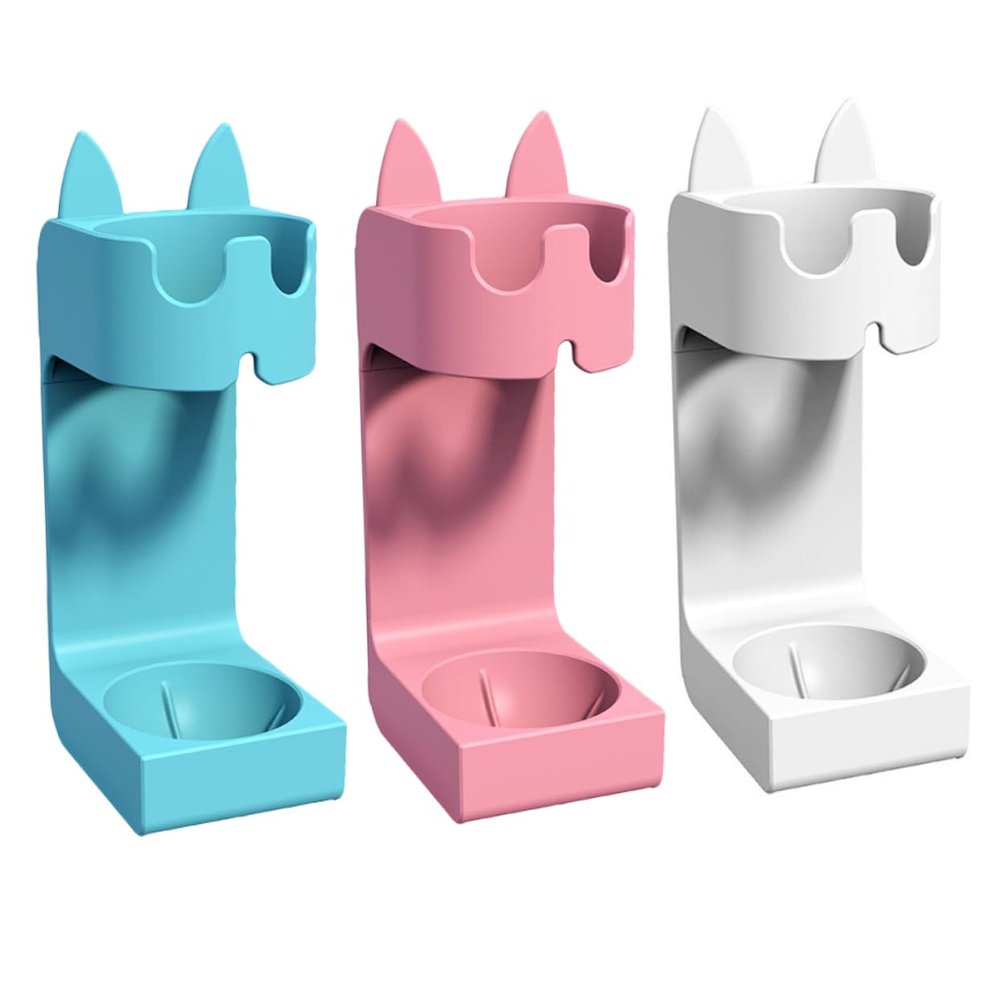 Alipis 1set Wall-Mounted Electric Toothbrush Storage Holders White Material Organizer for Bathroom Kitchen Compatible Electric Toothbrushes