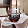 47 Stemless Wine Glass | Engraved Presidential Glassware | Patriotic Gift for Supporters | Etched Stemless Wine Glass | 20oz Wine Glass for Celebration view 4