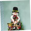 Christmas Tree Topper Ornament Xmas Tree Top Decoration Doll view 4