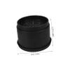 BATHVEVE 4 Pcs Stackable Rubber Furniture Lift Risers with Non Slip Black view 2