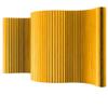 Indoor Room Divider Paper Folding Privacy Screen Portable Divider Panel Wall Partition for Enterprise Office Clothing Store Living Room W 39-315in H 59 71 79in(Yellow,71x71in) view 1