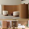 Indoor Room Divider Paper Folding Privacy Screen Portable Divider Panel Wall Partition for Enterprise Office Clothing Store Living Room W 39-315in H 59 71 79in(Yellow,71x71in) view 4