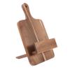 Garneck Elegant Wooden Recipe Holder Kitchen Cookbook Stand Counter Stand Modern Kitchen Decor Menu Display Rack view 1